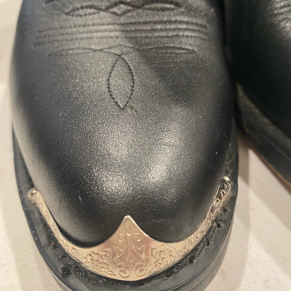 Five Star Women’s Western Motorcycle Ankle Boots - Picture 4 of 7